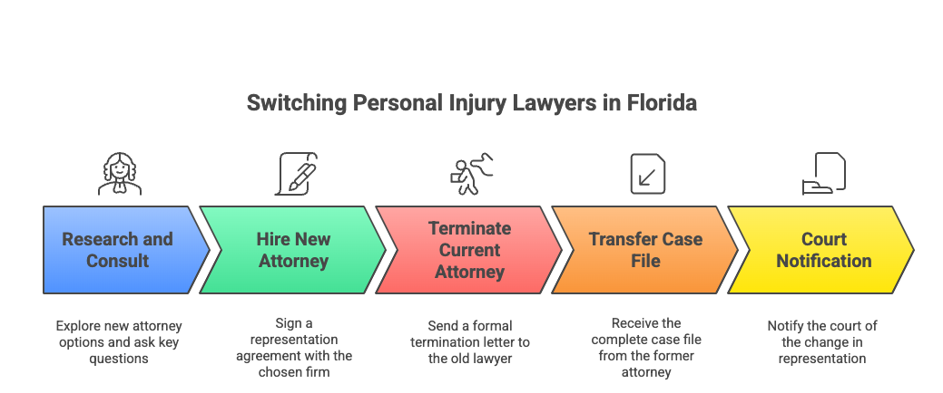 How to switch personal injury lawyer in Florida