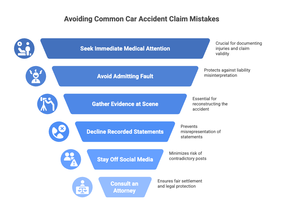 Common Mistakes That Can Ruin Your Car Accident Claim