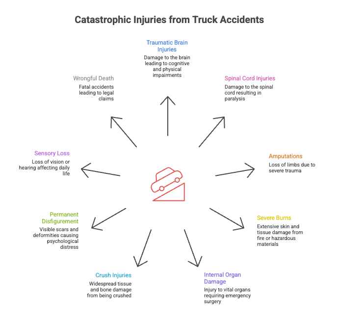 Catastrophic Truck Accident Injuries in Ohio