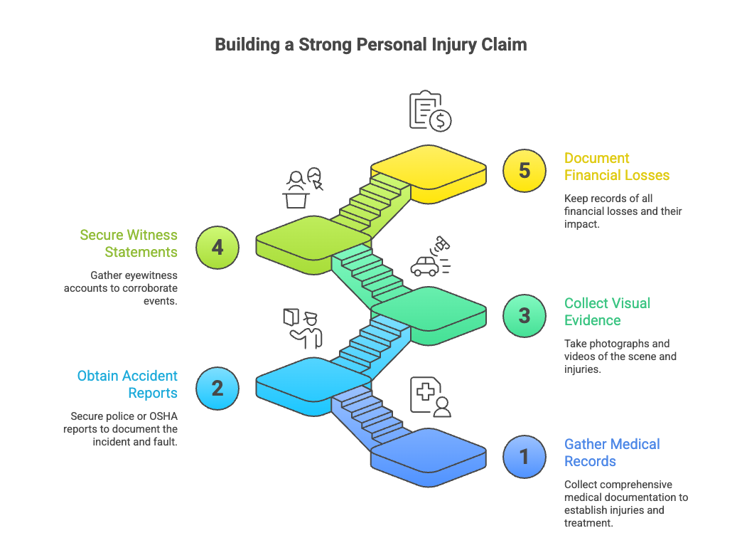 Building a strong personal injury claim