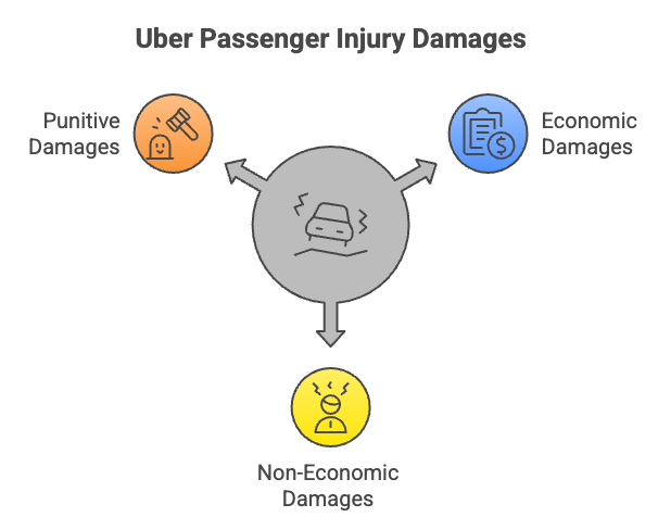 How Much Compensation Can an Uber Passenger Get and Types of Damages Uber Passengers Can Recover