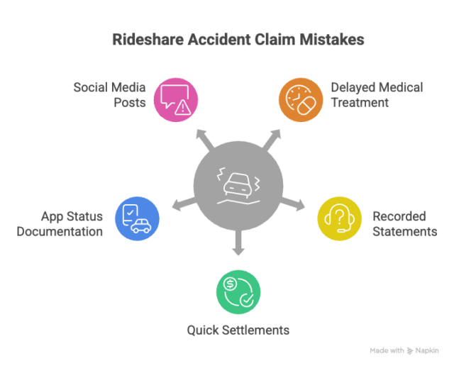 Does Florida’s no-fault insurance apply to rideshare accidents? What are the common mistakes ?