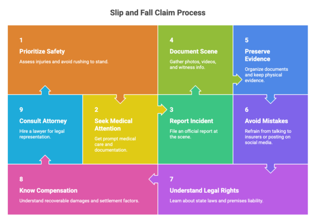 What to do after a slip and fall accident