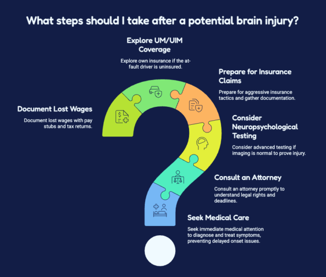 Steps to take after a potential brain injury
