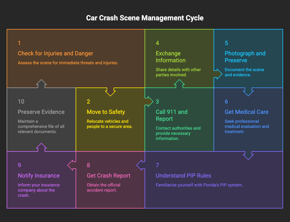 what to do after a car accident Tampa